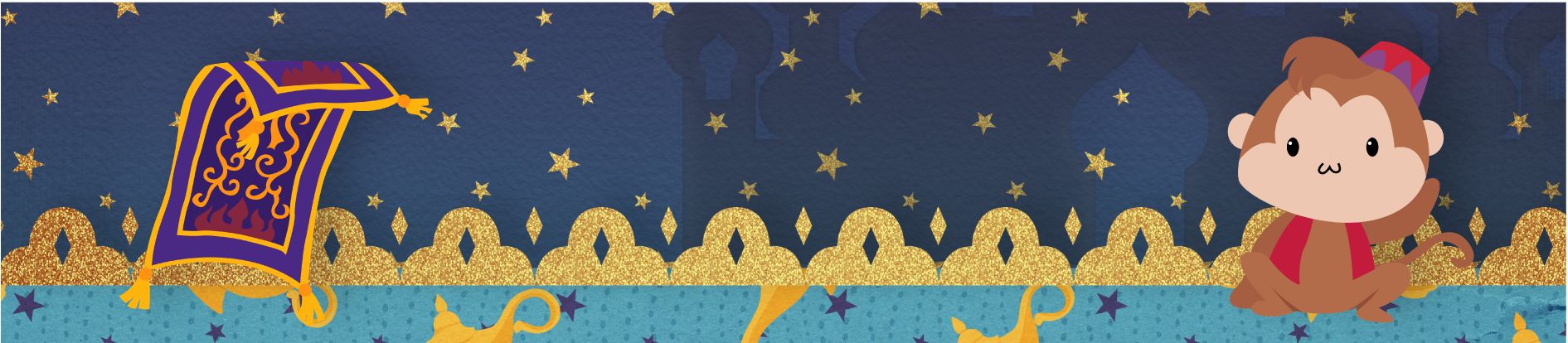 Etiqueta escolar Tapete e Abu Aladdin (1)