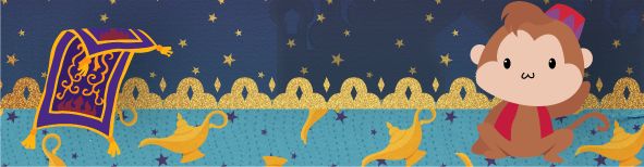 Etiqueta escolar Tapete e Abu Aladdin (2)