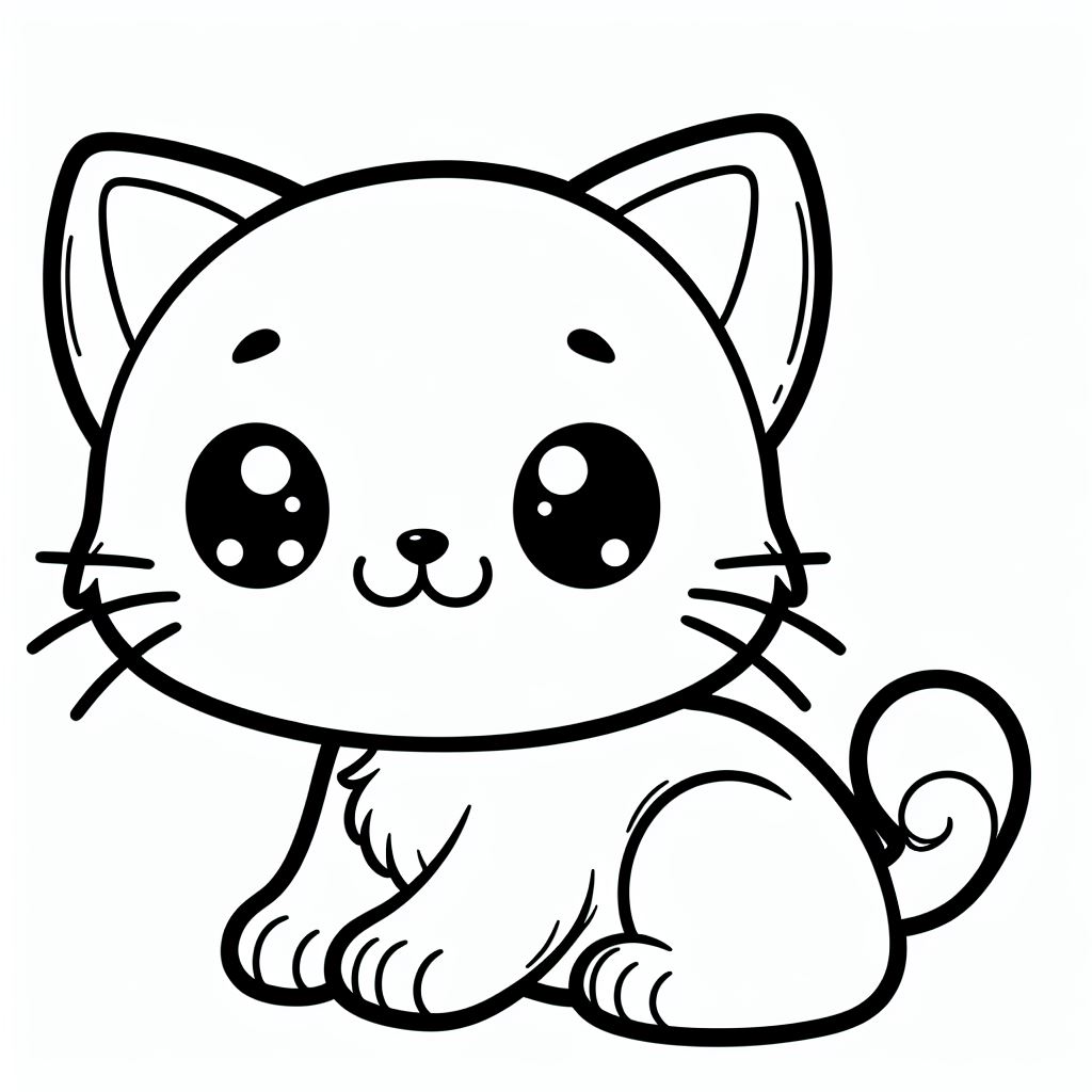 Gatinho para colorir (1)