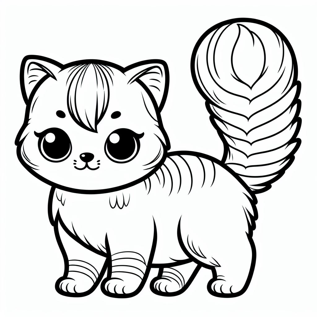 Gatinho para colorir (12)