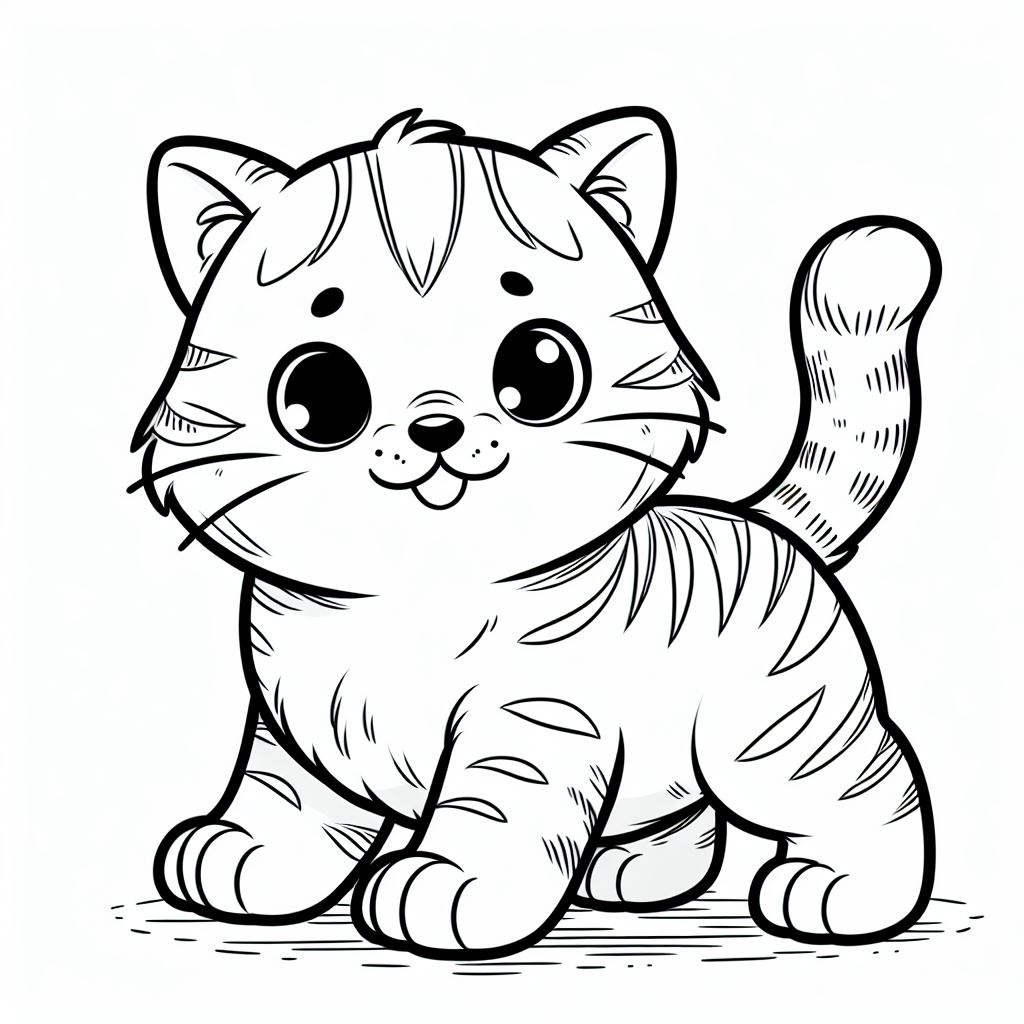 Gatinho para colorir (13)