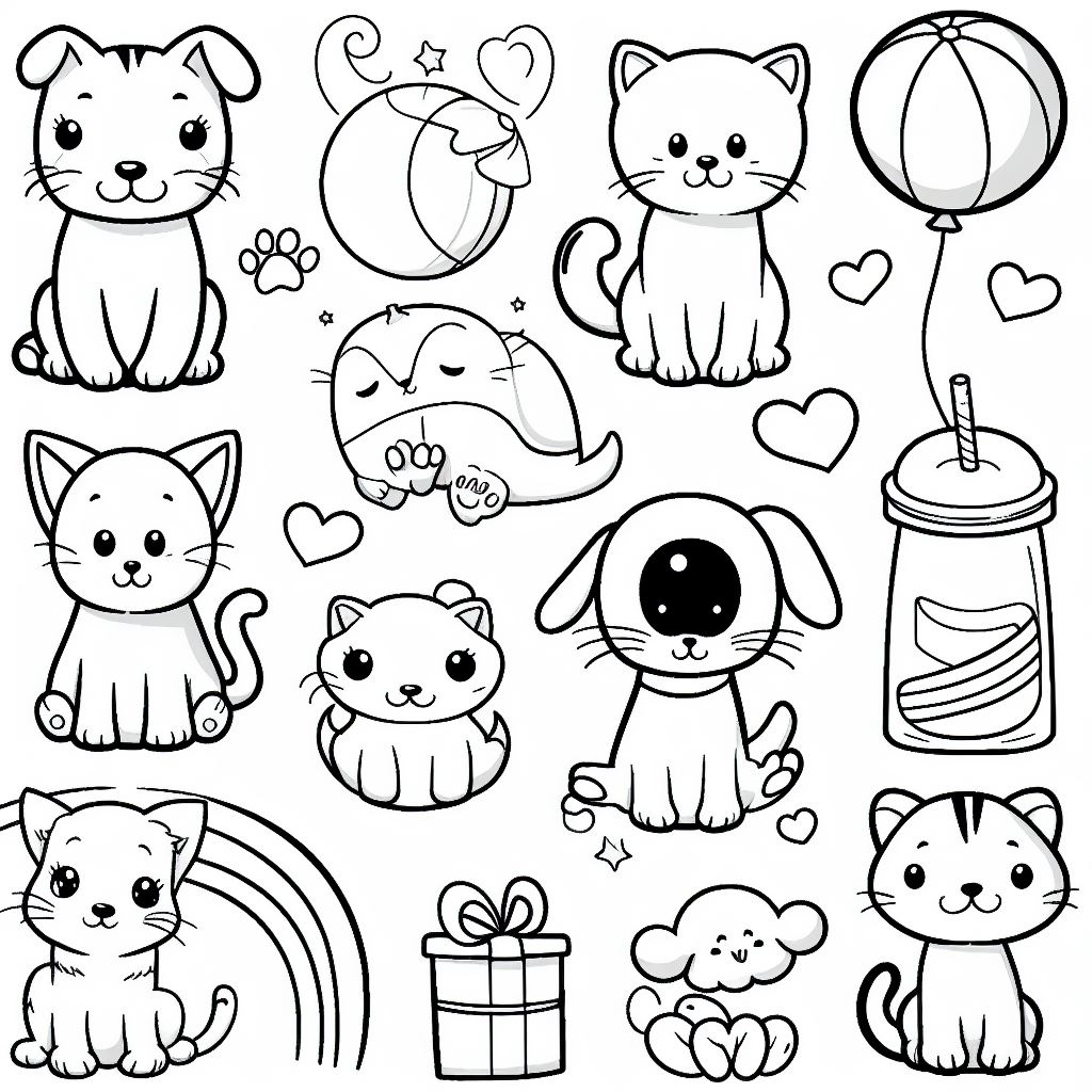 Gatinho para colorir (14)