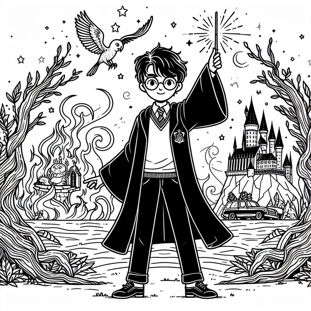 Harry Potter para colorir (10)