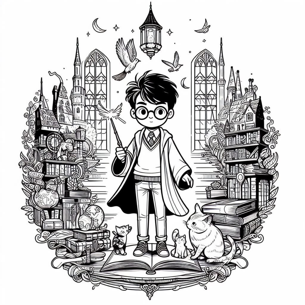 Harry Potter para colorir (11)