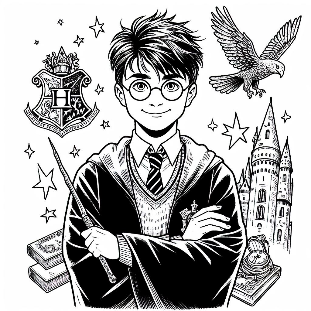 Harry Potter para colorir (12)