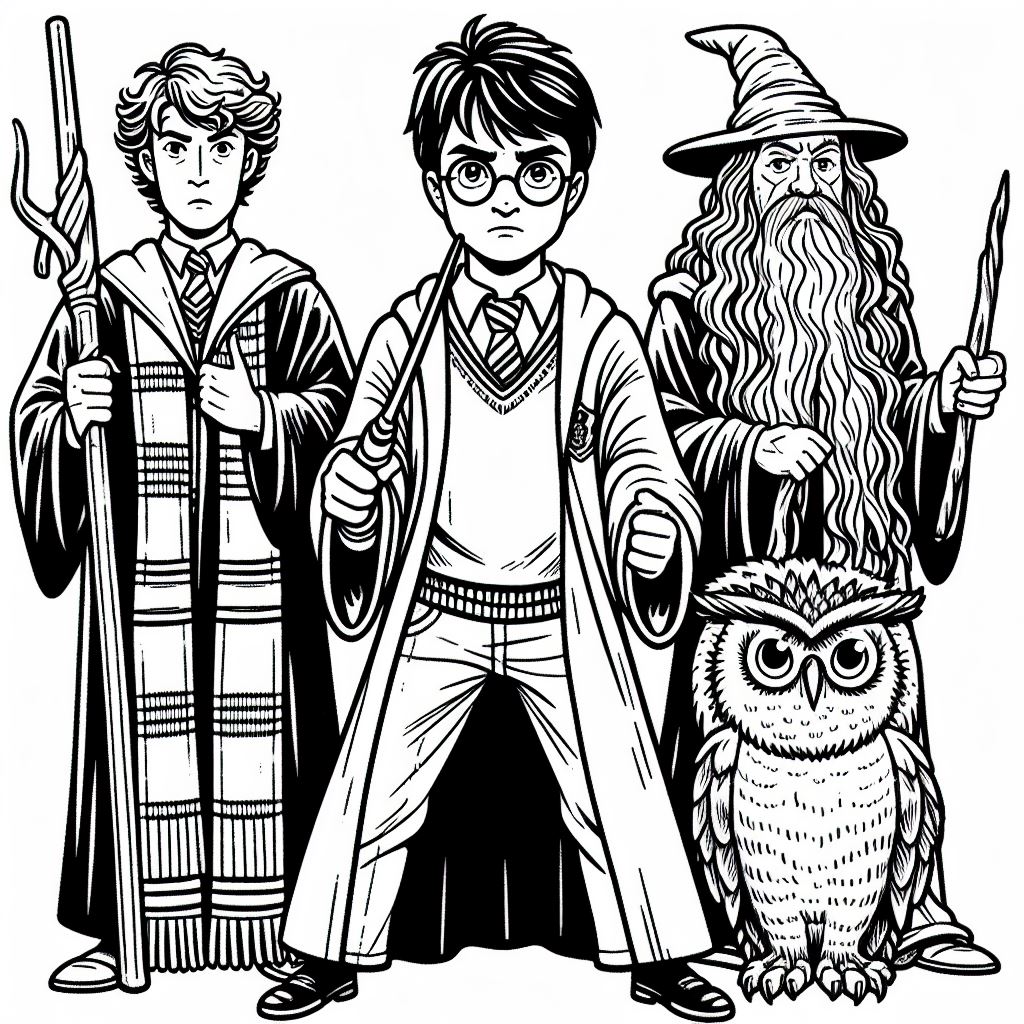 Harry Potter para colorir (14)