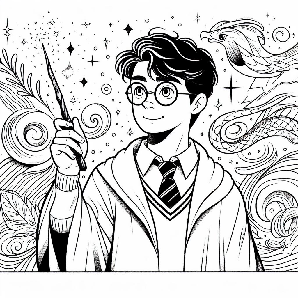 Harry Potter para colorir (15)