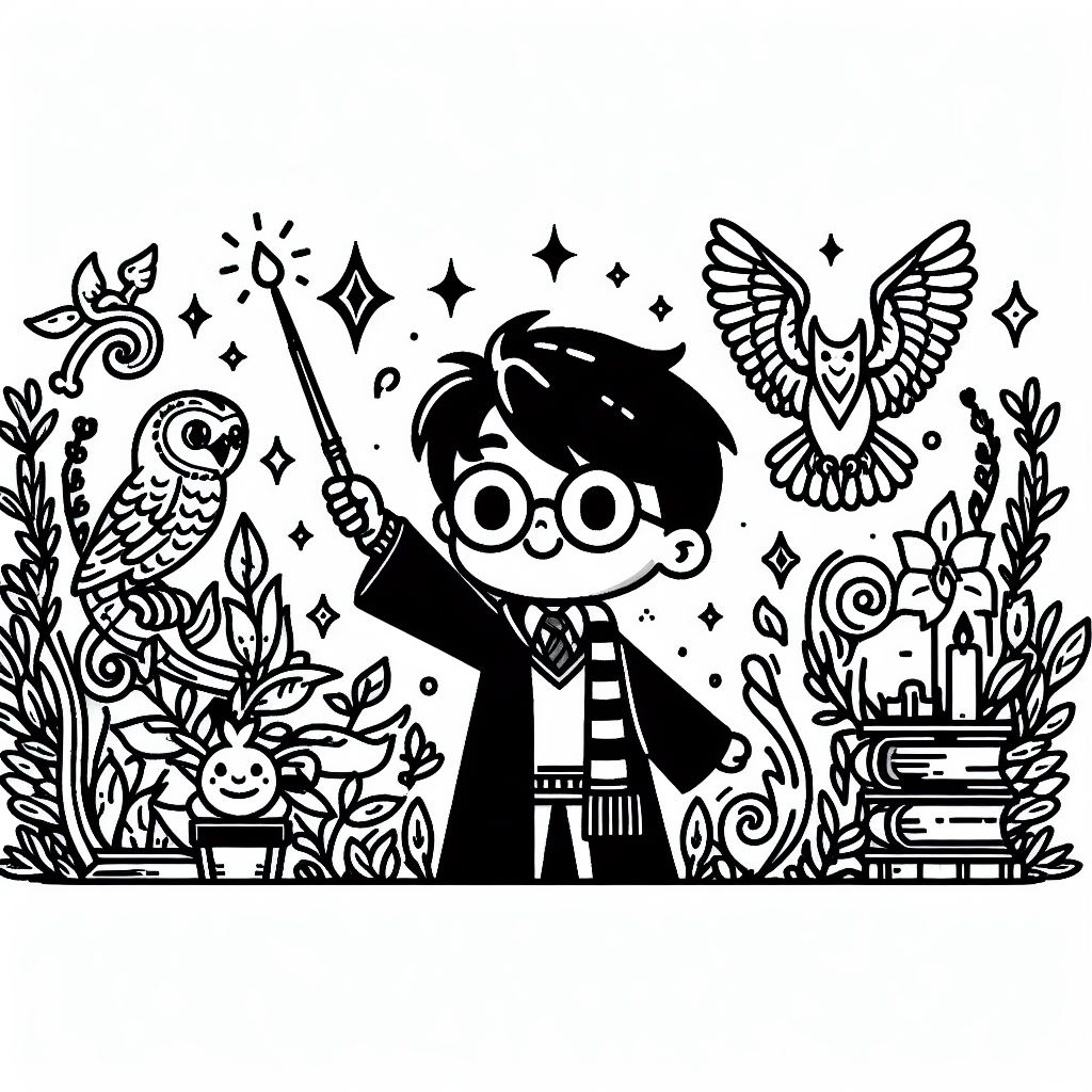 Harry Potter para colorir (17)