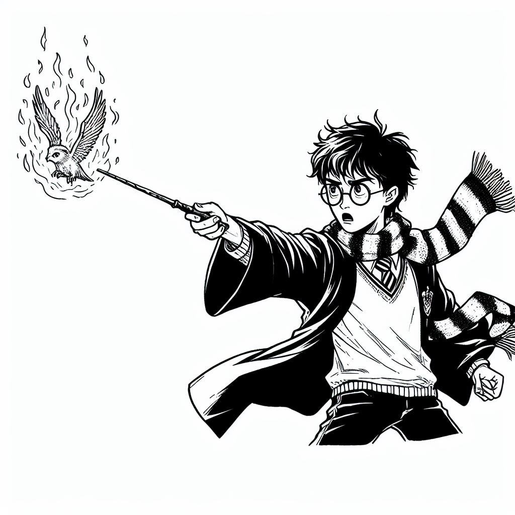 Harry Potter para colorir (6)