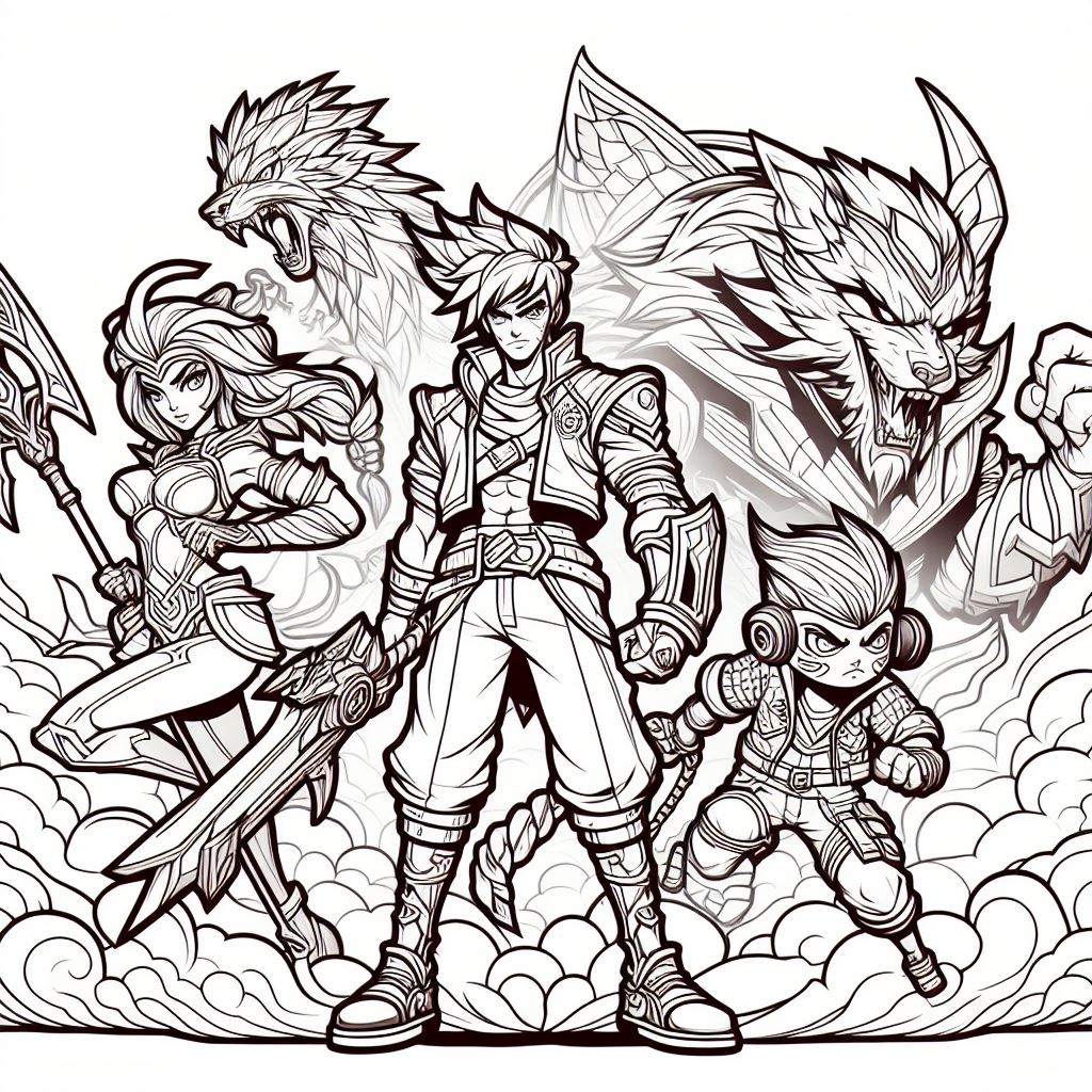 League of Legends para colorir (13)