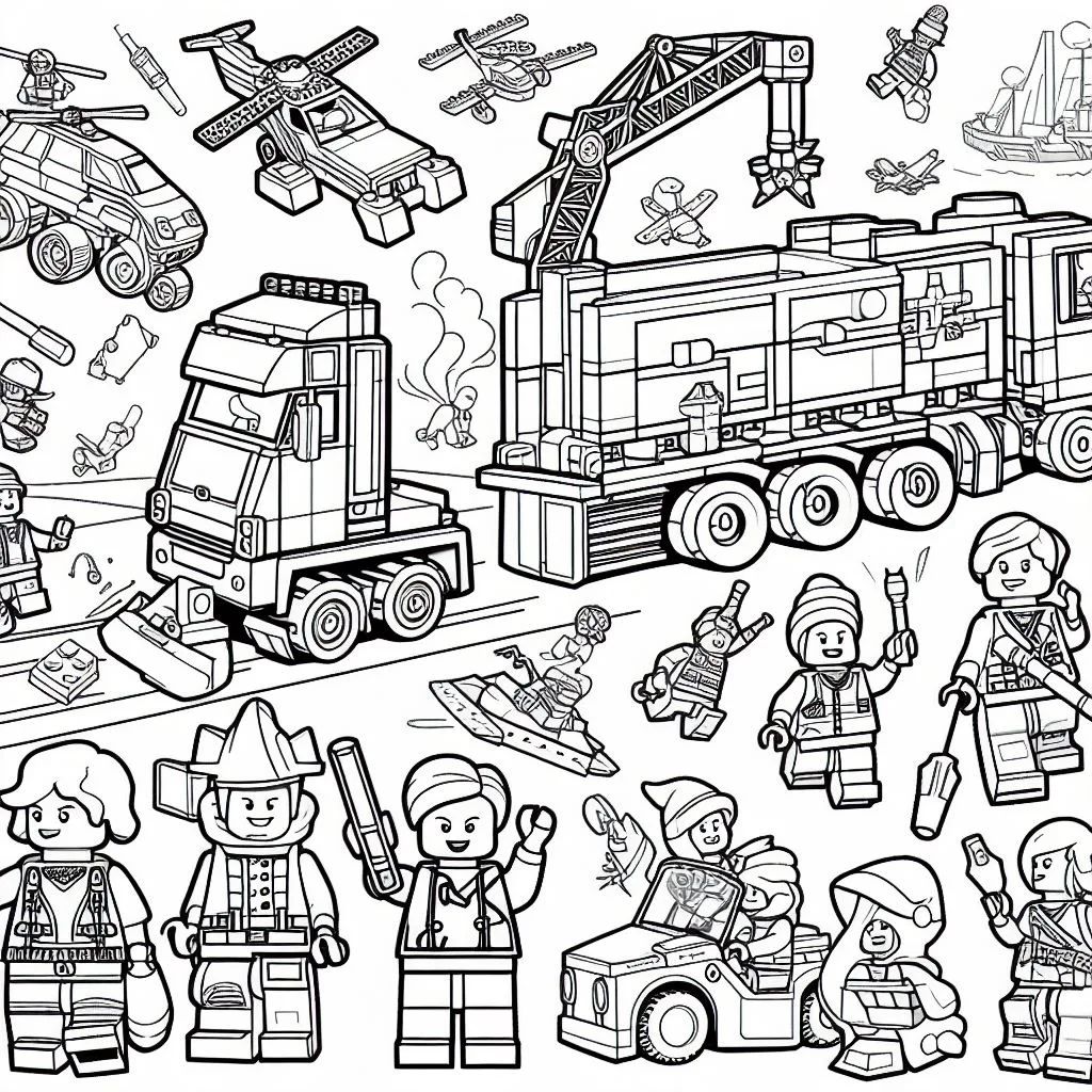 Lego para colorir (5)