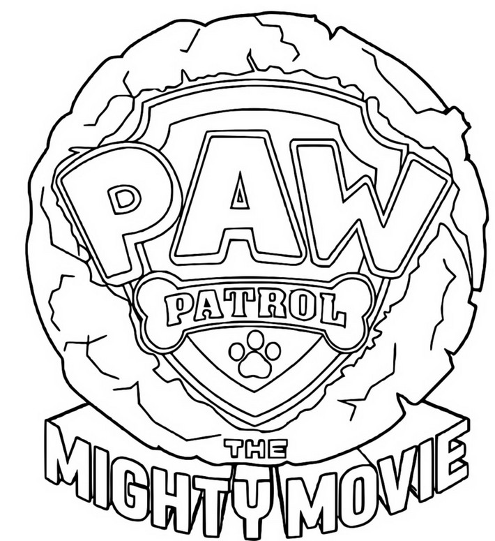 Logotipo Patrulha Pata o Super Filme