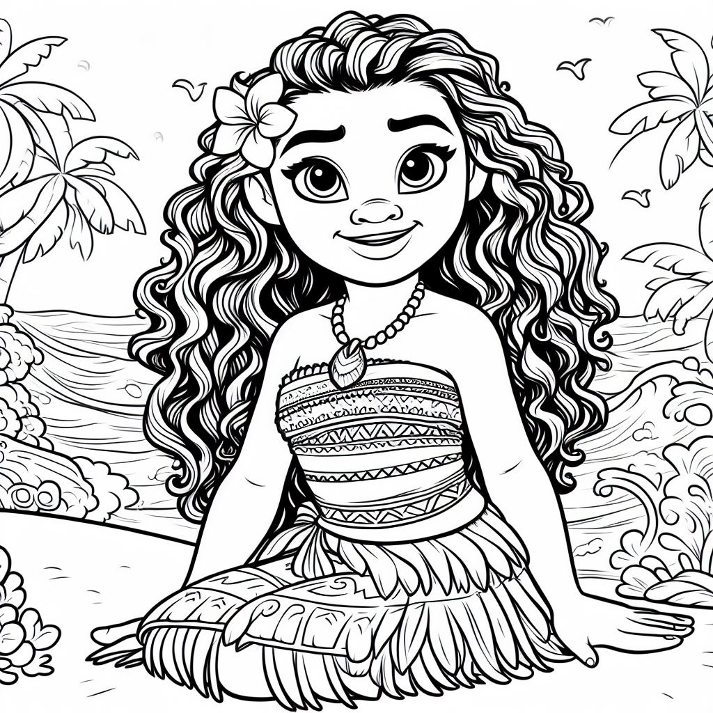 Moana para colorir (12)