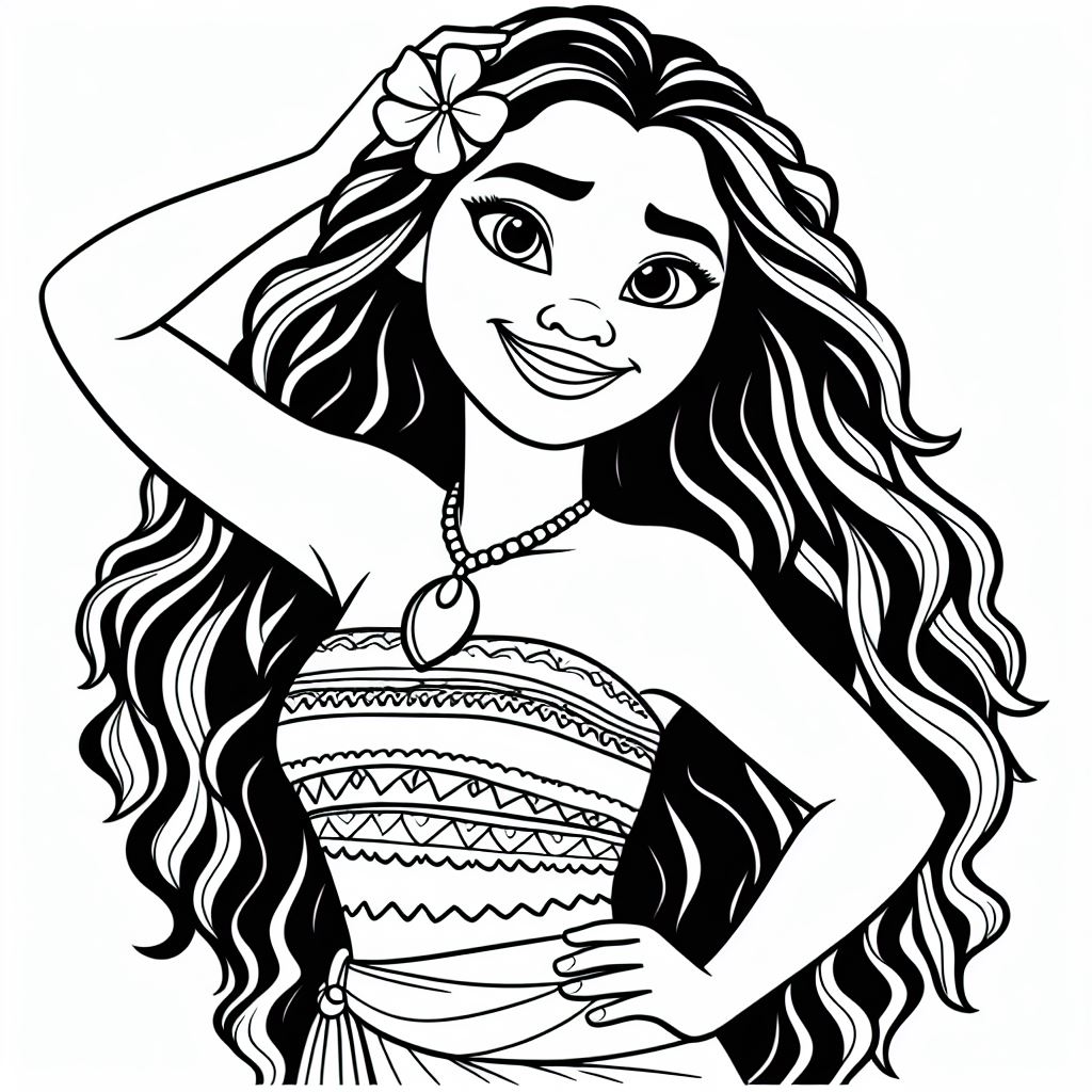 Moana para colorir (4)