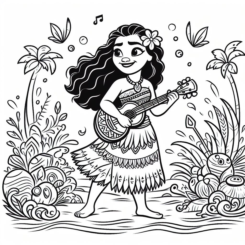 Moana para colorir (5)