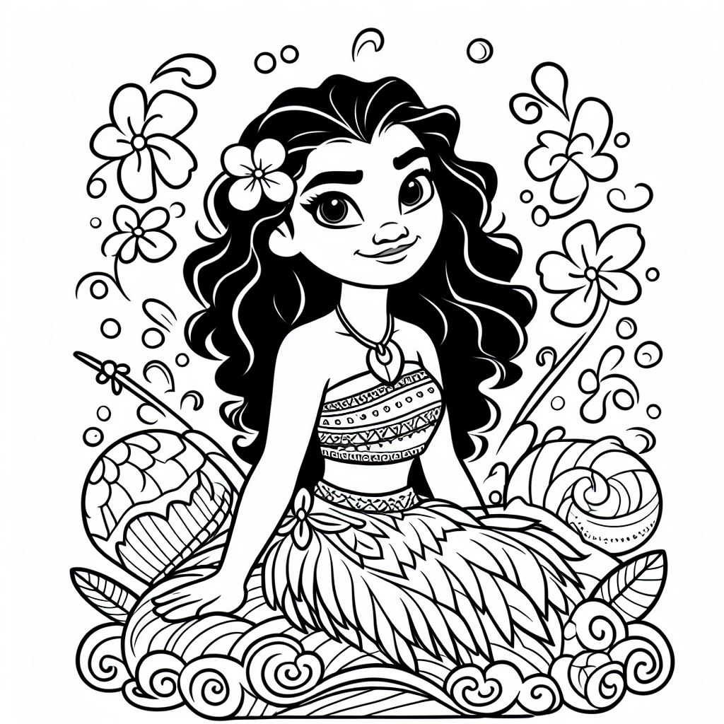 Moana para colorir (7)