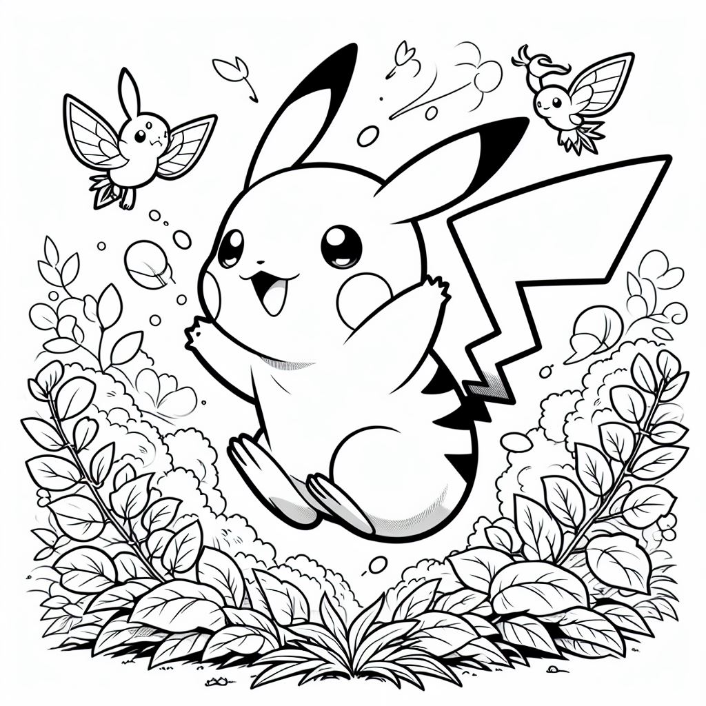 Pikachu para colorir (13)