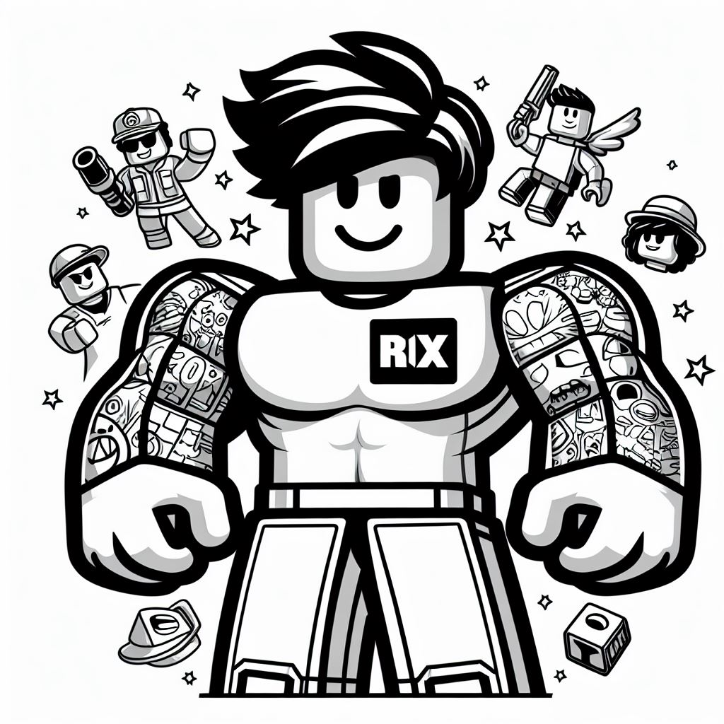 Roblox para colorir (1)