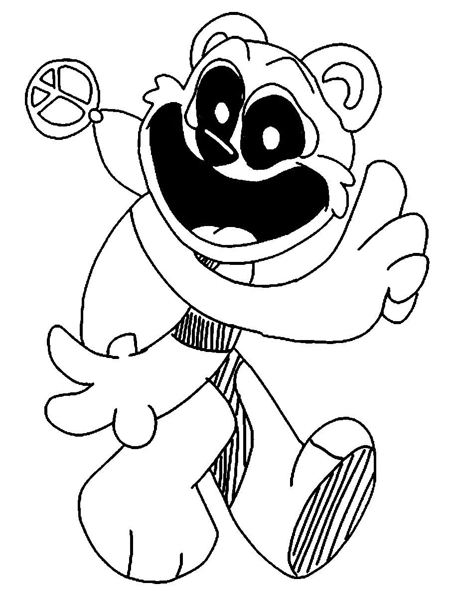 coloriage Smiling Critters à imprimer pour enfant de 8 ans