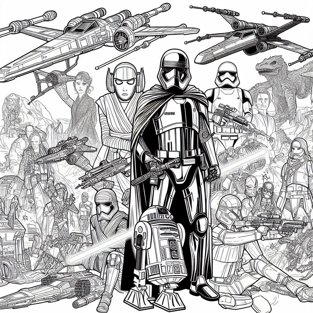 Star Wars para colorir (3)