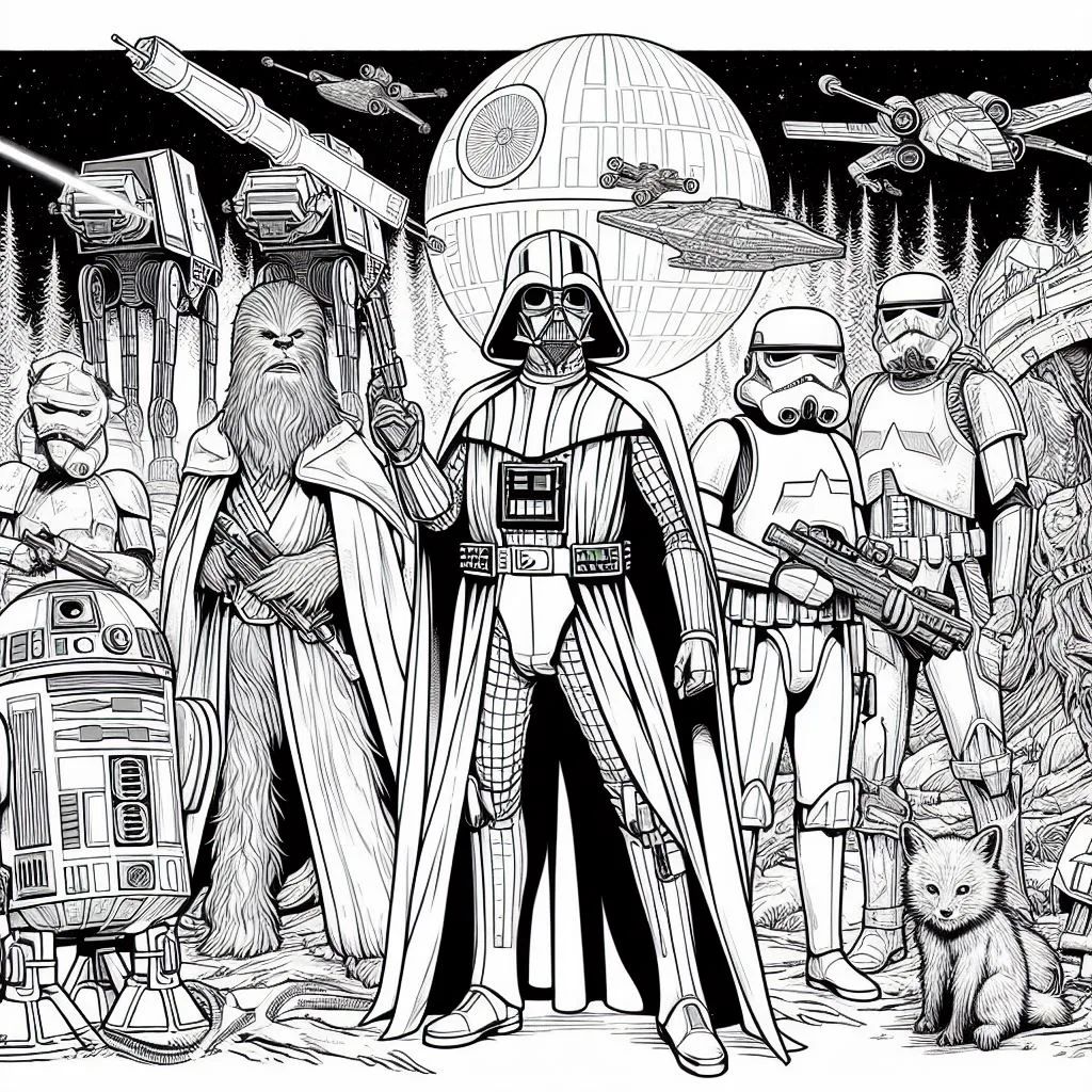 Star Wars para colorir (4)