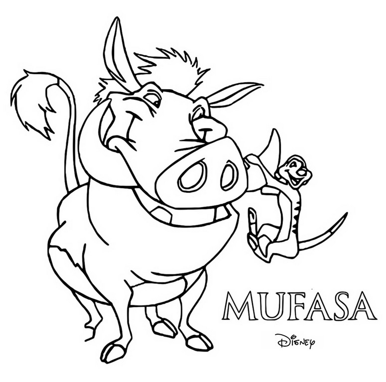 Timon & Pumbaa Mufasa O Rei Leão