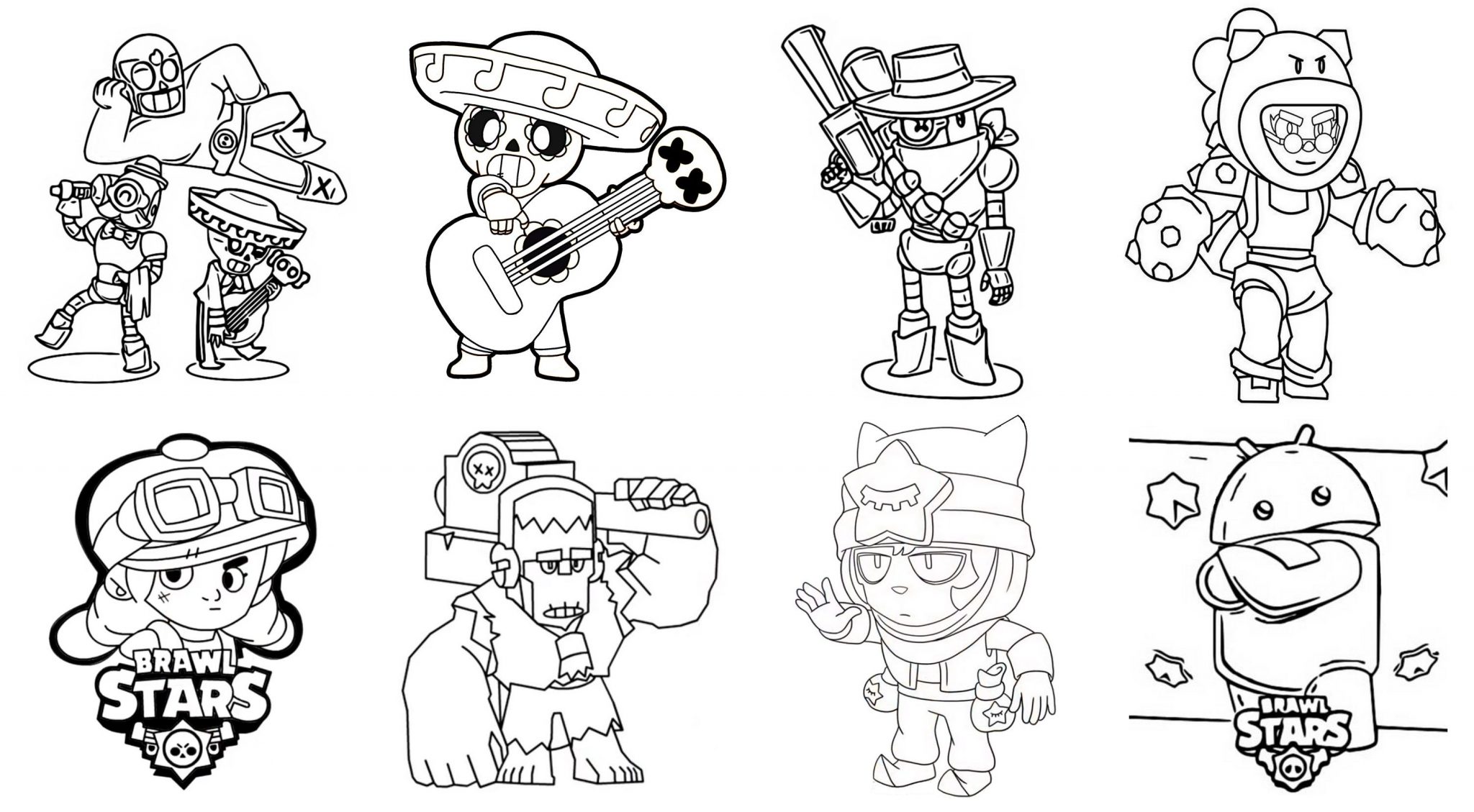Brawl Stars para colorir