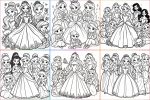 colorir Desenho Princesas Disney para colorir