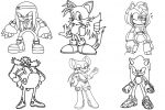 colorir Sonic Prime para colorir