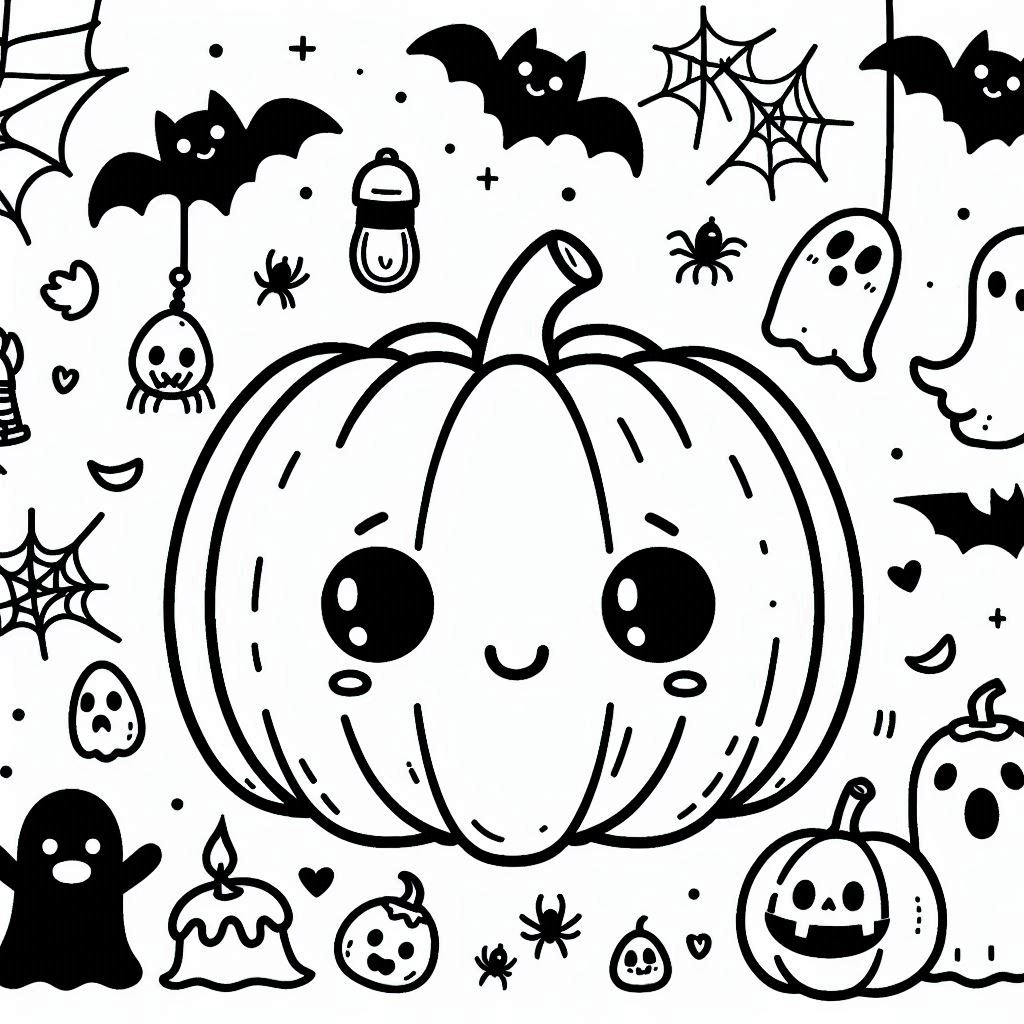 desenho de abobora do halloween para colorir e imprimir 35