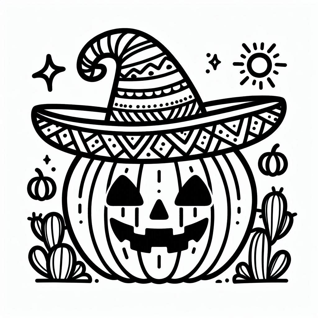 desenho de abobora do halloween para colorir e imprimir 42