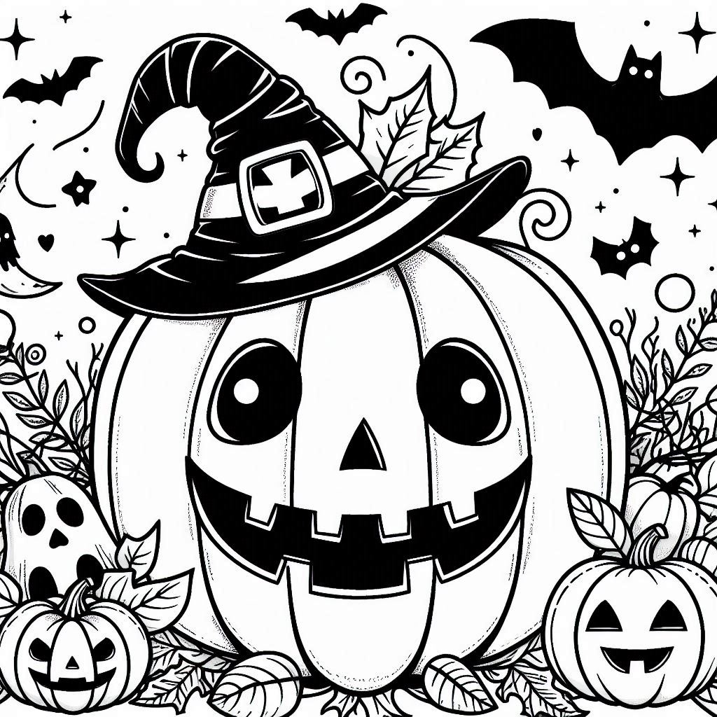 desenho de abobora do halloween para colorir e imprimir 44