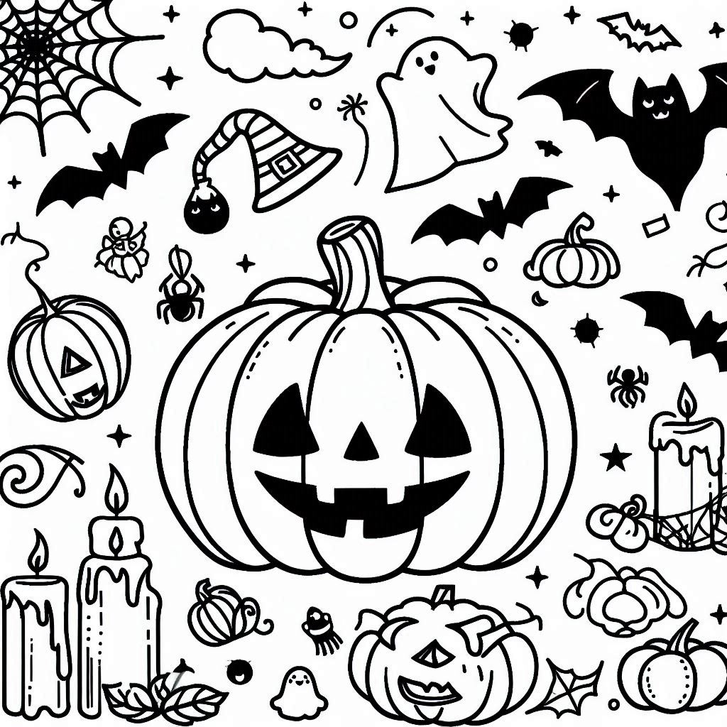 desenho de abobora do halloween para colorir e imprimir 46