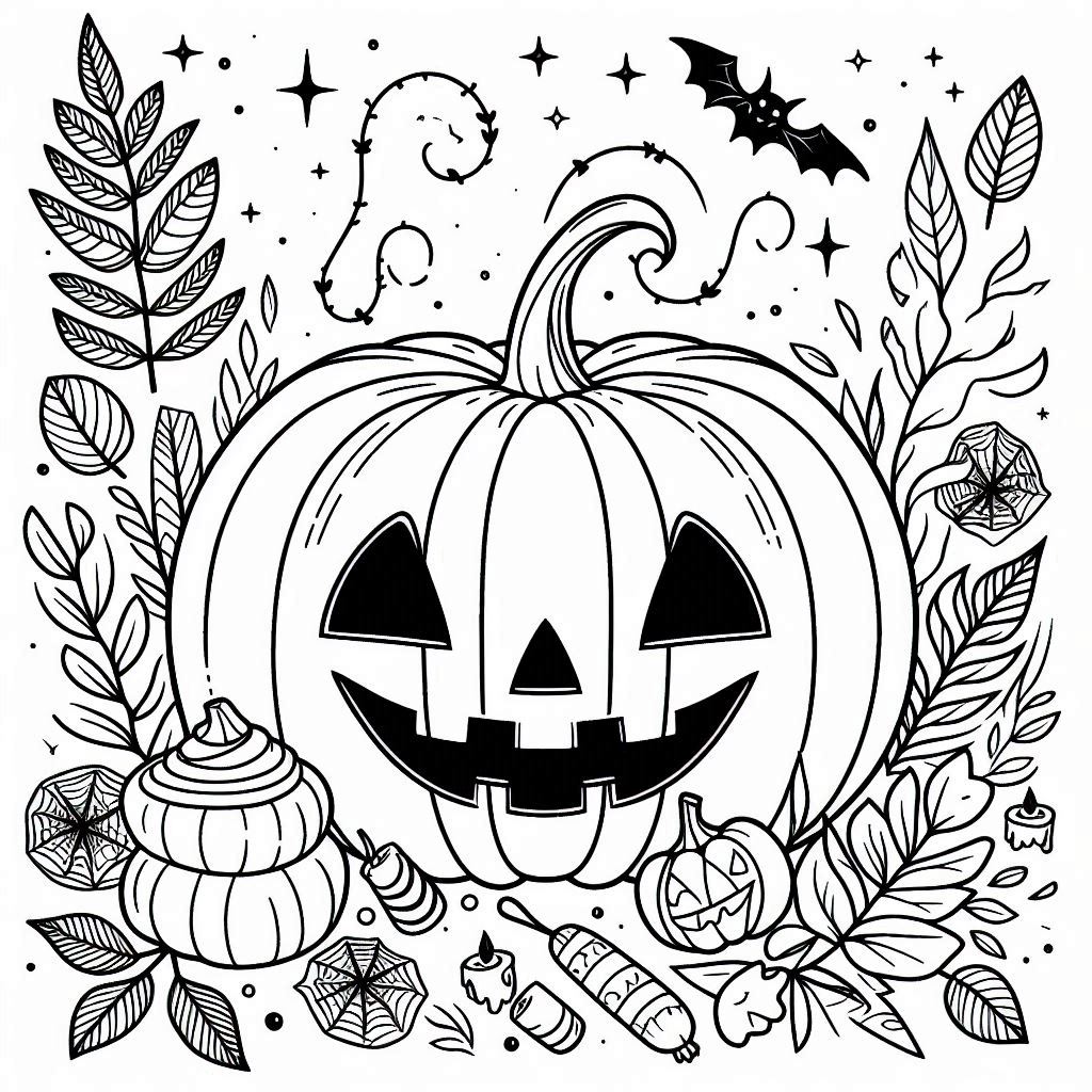 desenho de abobora do halloween para colorir e imprimir 47