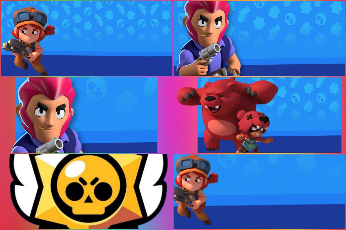 Etiqueta Escolar Brawl Stars para imprimir