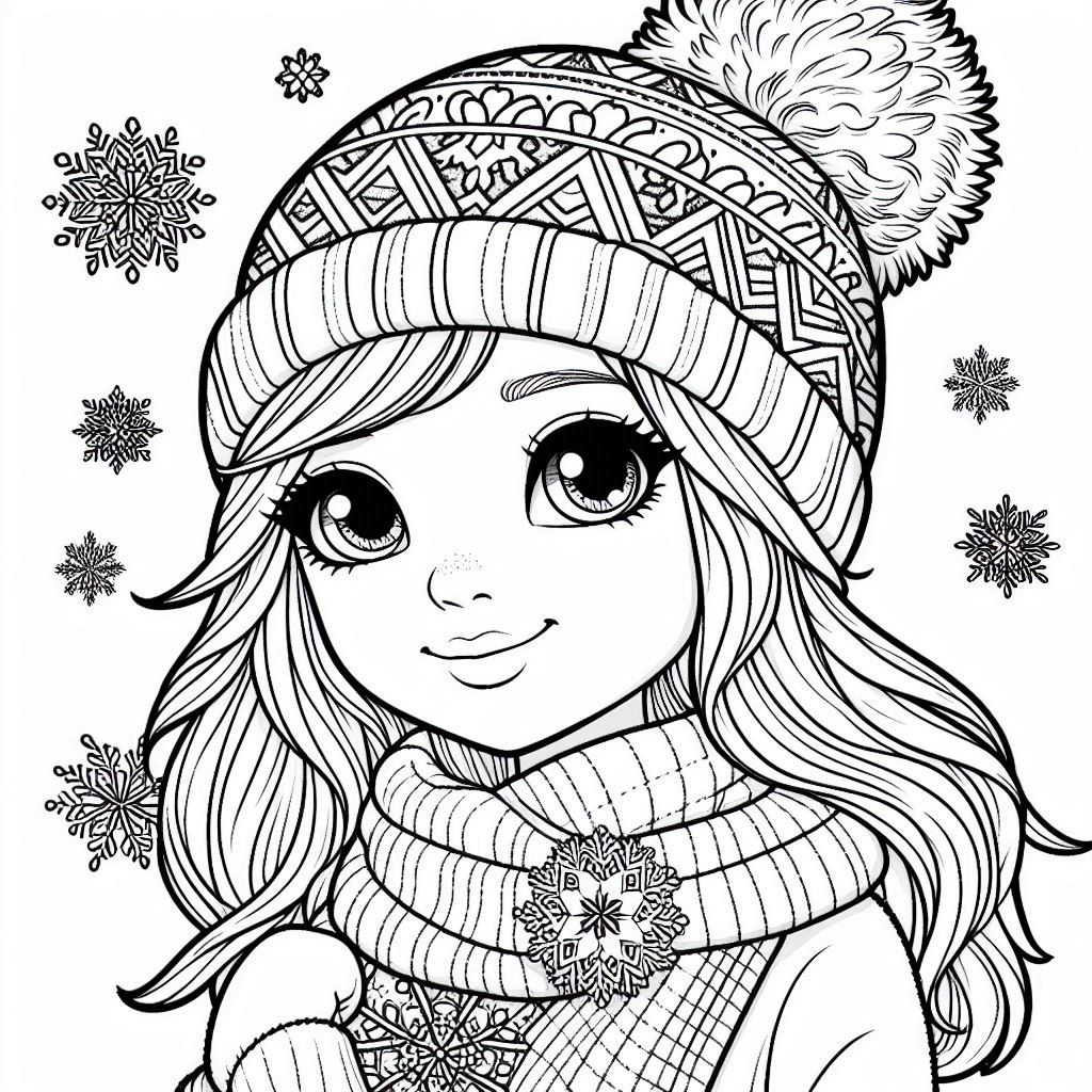 Desenhos de inverno para colorir (1)