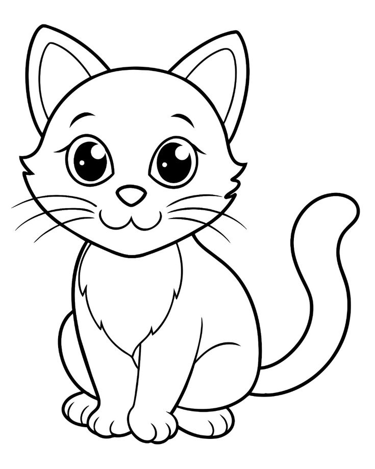 Gato para colorir (10)