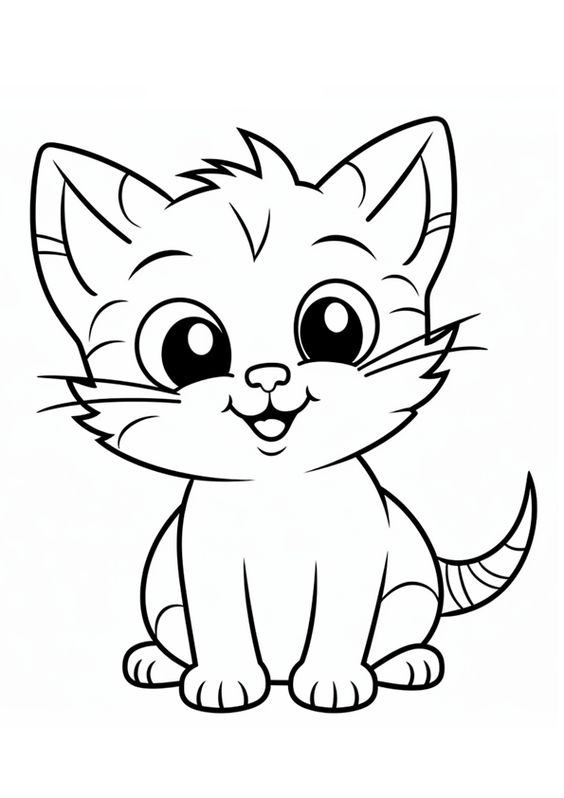 Gato para colorir (7)