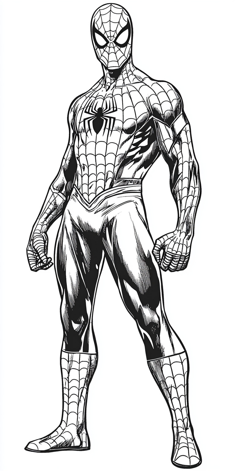 Homem Aranha para colorir (12)