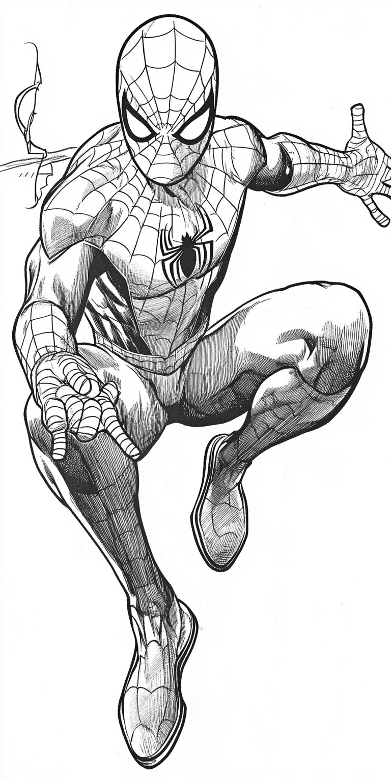 Homem Aranha para colorir (13)