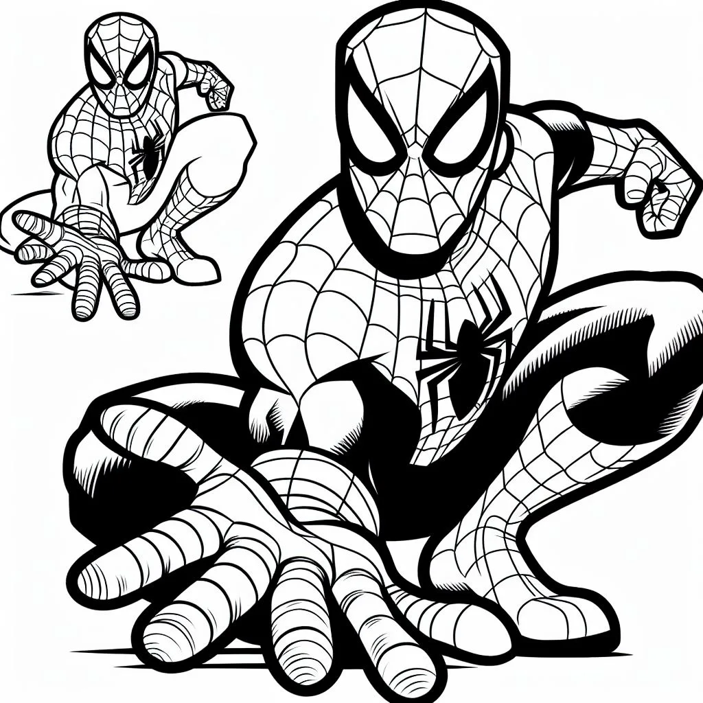 Homem Aranha para colorir (15)