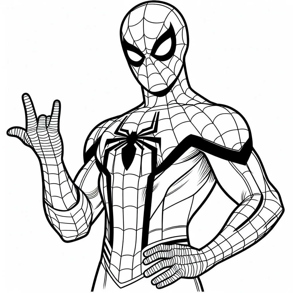 Homem Aranha para colorir (20)