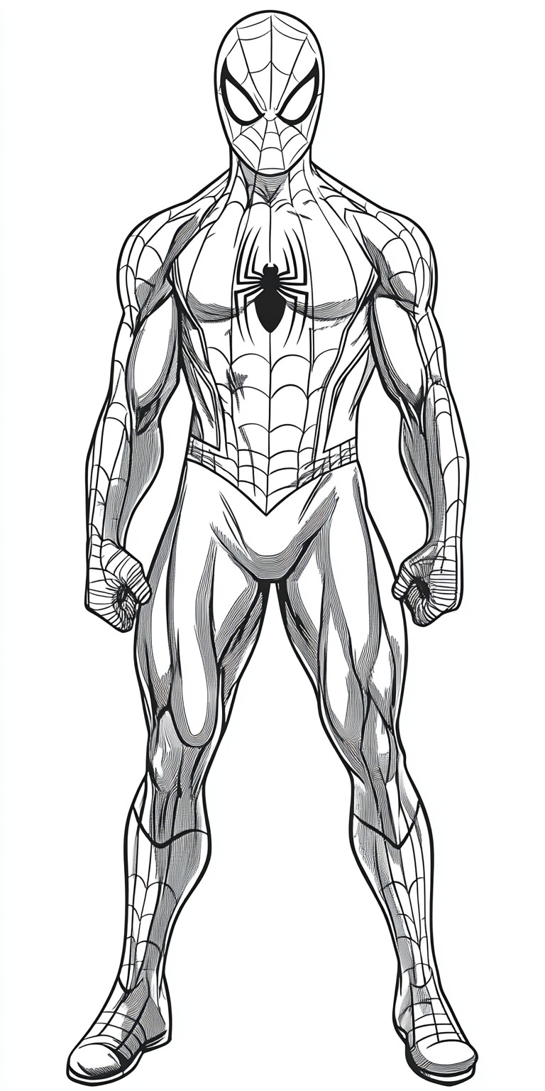 Homem Aranha para colorir (4)