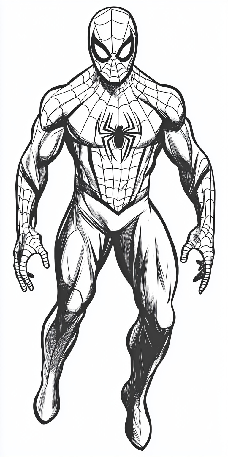 Homem Aranha para colorir (5)