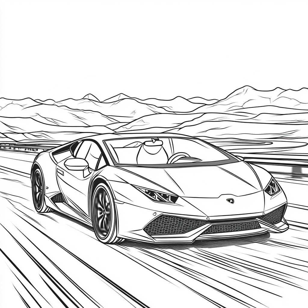 Lamborghini para colorir (11)