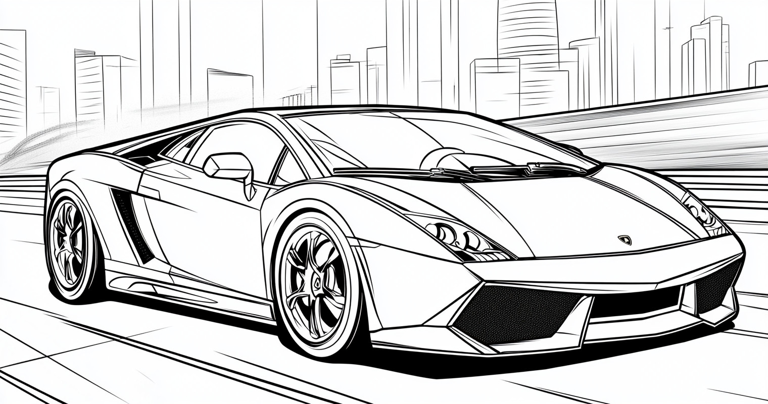 Lamborghini para colorir (19)