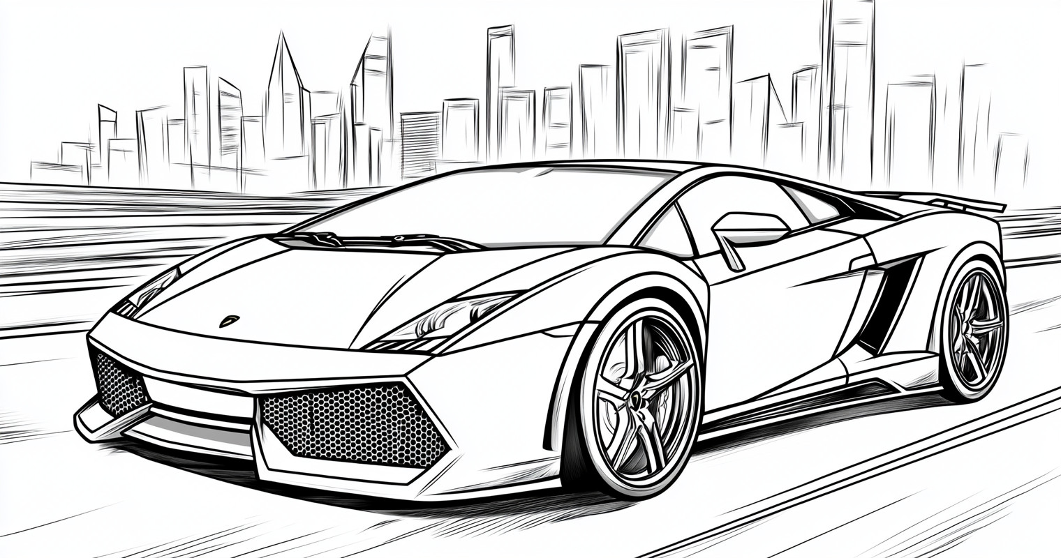 Lamborghini para colorir (21)