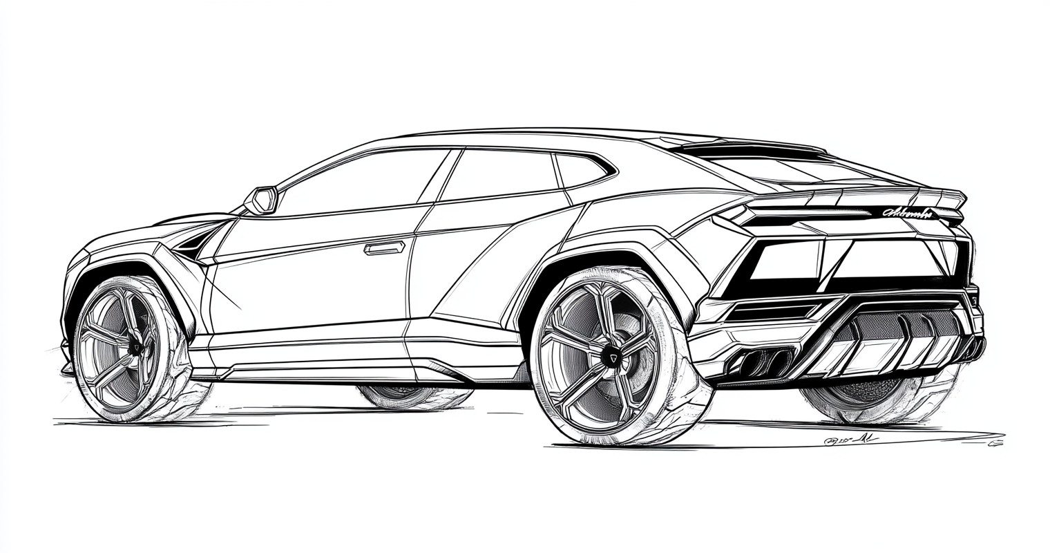 Lamborghini para colorir (29)