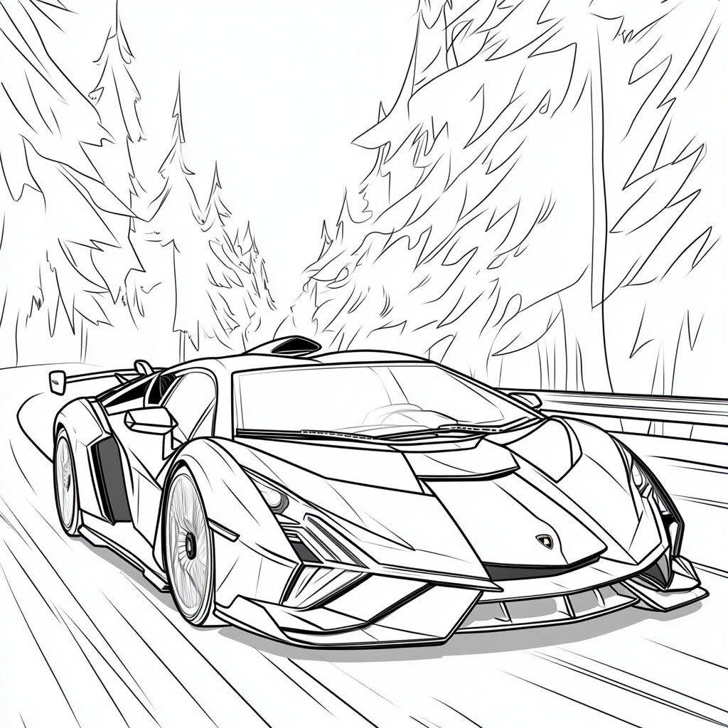 Lamborghini para colorir (31)