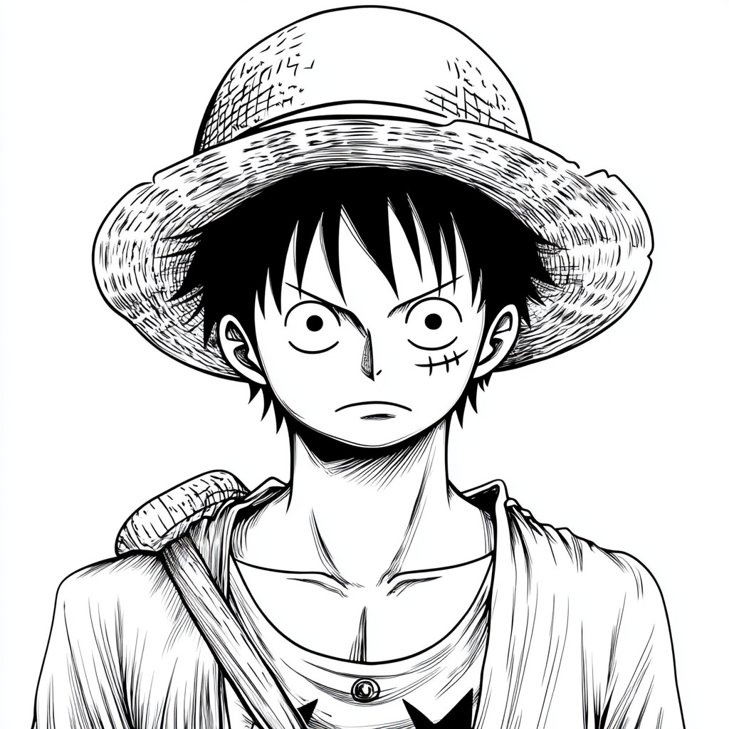 Luffy para colorir (14)